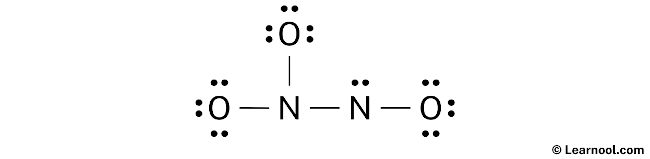 N2O3 Lewis Structure (Step 2)