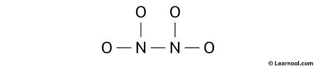 N2O4 Lewis Structure (Step 1)