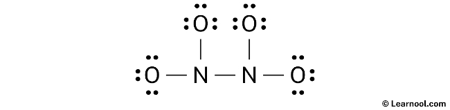 N2O4 Lewis Structure (Step 2)