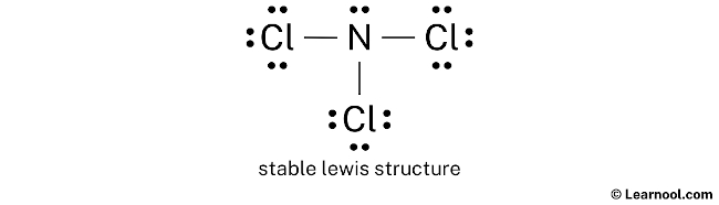 NCl3 Lewis Structure (Step 2)