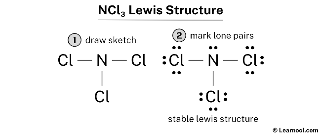NCl3 Lewis Structure