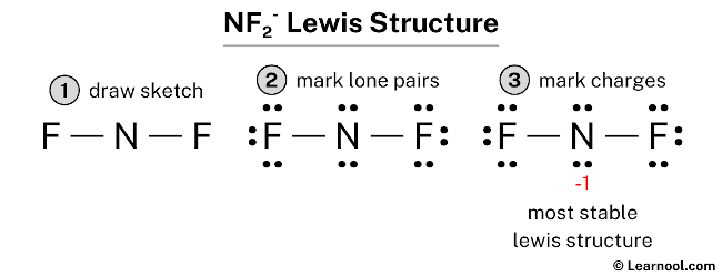 NF2- Lewis Structure