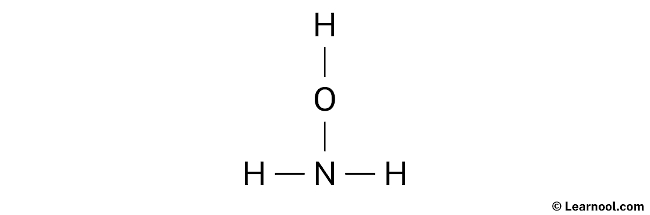 NH2OH Lewis Structure (Step 1)