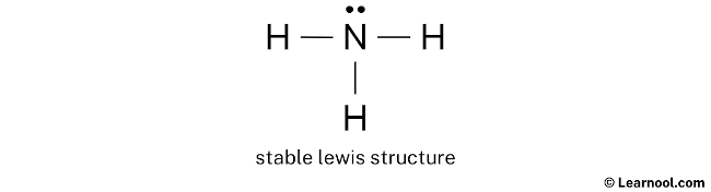 NH3 Lewis Structure (Step 2)