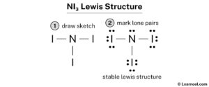 NI3 Lewis structure - Learnool