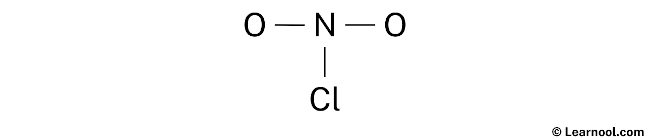 NO2Cl Lewis Structure (Step 1)