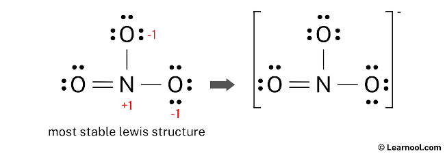 NO3- Lewis Structure (Final)