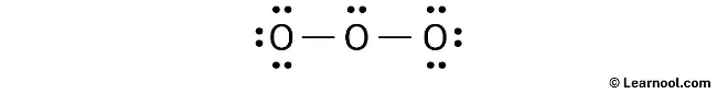O3 Lewis Structure (Step 2)