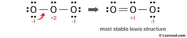 O3 Lewis Structure (Step 4)