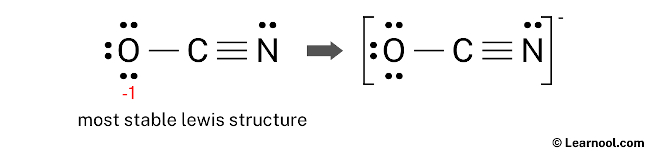 OCN- Lewis Structure (Final)