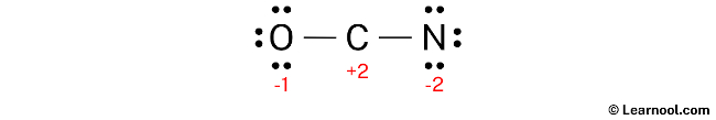OCN- Lewis Structure (Step 3)