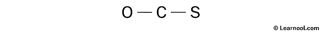 OCS Lewis Structure (Step 1)