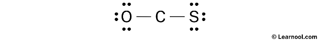 OCS Lewis Structure (Step 2)