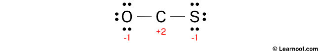 OCS Lewis Structure (Step 3)