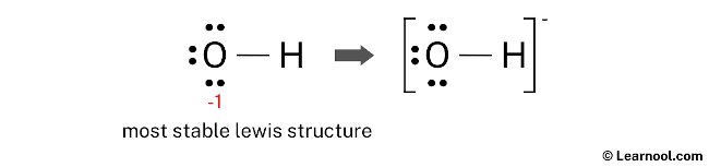 OH- Lewis Structure (Final)