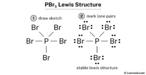 PBr5 Lewis structure - Learnool