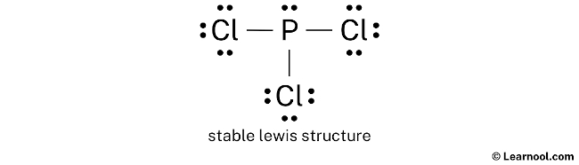 PCl3 Lewis Structure (Step 2)