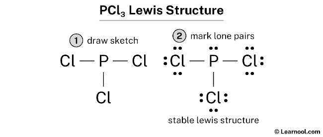 PCl3 Lewis Structure