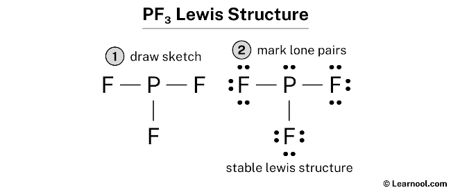 PF3 Lewis Structure