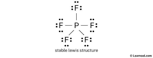 PF5 Lewis Structure (Step 2)