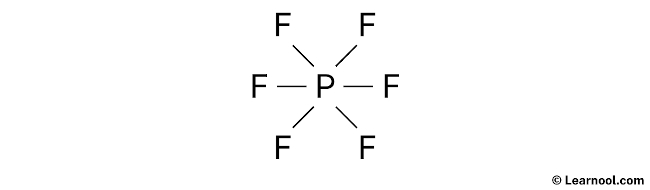 PF6- Lewis Structure (Step 1)