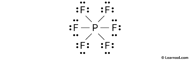 PF6- Lewis Structure (Step 2)