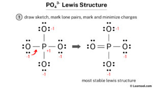 PO43- Lewis structure - Learnool