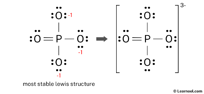 PO43- Lewis Structure (Final)