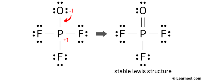 POF3 Lewis Structure (Step 4)