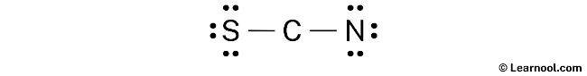 SCN- Lewis Structure (Step 2)