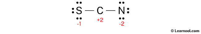 SCN- Lewis Structure (Step 3)