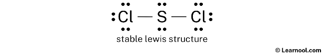 SCl2 Lewis Structure (Step 2)