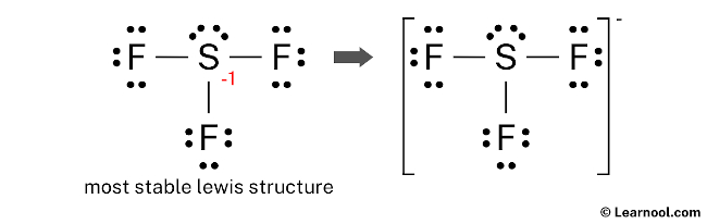 SF3- Lewis Structure (Final)