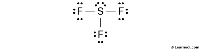 SF3- Lewis Structure (Step 2)