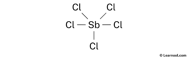 SbCl5 Lewis Structure (Step 1)
