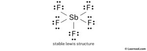 SbF5 Lewis structure - Learnool