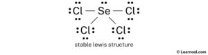 SeCl4 Lewis structure - Learnool