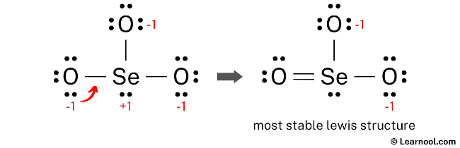SeO32- Lewis Structure (Step 4)