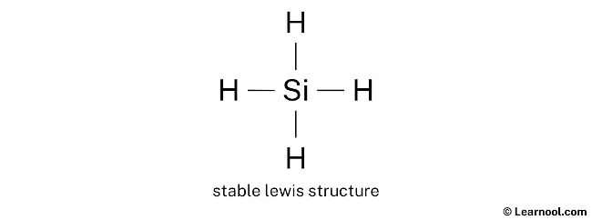 SiH4 Lewis Structure (Step 1)