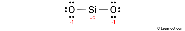 SiO2 Lewis Structure (Step 3)