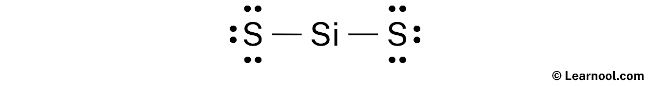 SiS2 Lewis Structure (Step 2)