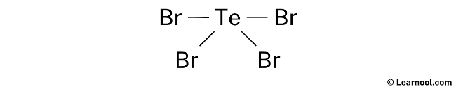 TeBr4 Lewis Structure (Step 1)