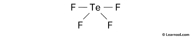 TeF4 Lewis Structure (Step 1)