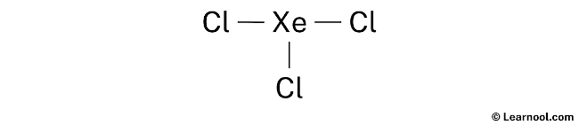 XeCl3- Lewis Structure (Step 1)