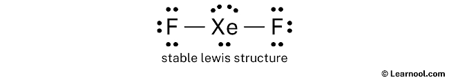 XeF2 Lewis Structure (Step 2)
