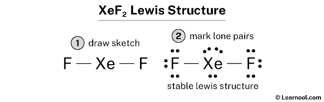 XeF2 Lewis Structure