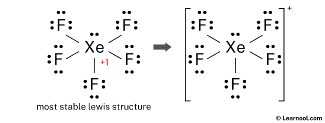 XeF5+ Lewis Structure (Final)