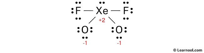XeO2F2 Lewis Structure (Step 3)