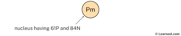 Promethium nucleus