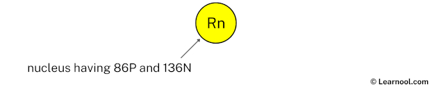 Radon nucleus